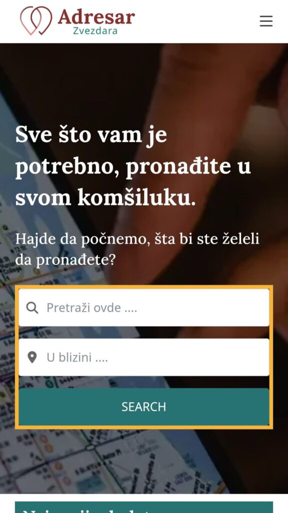 Filter za pretragu