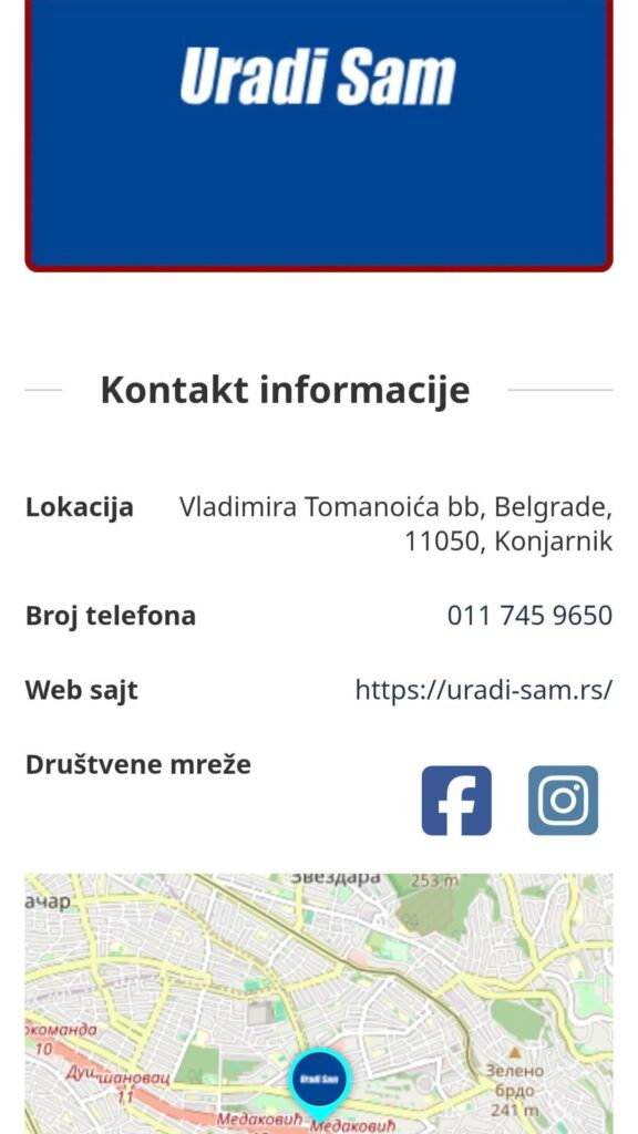 Listing na adresaru zvezdara