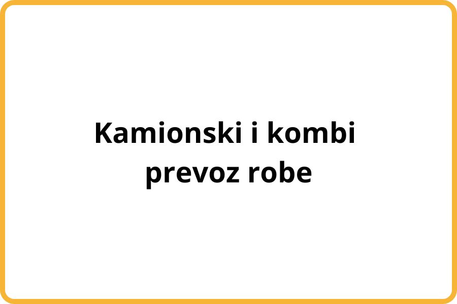 Prevoz robe i selidbe – Beograd i inostranstvo
