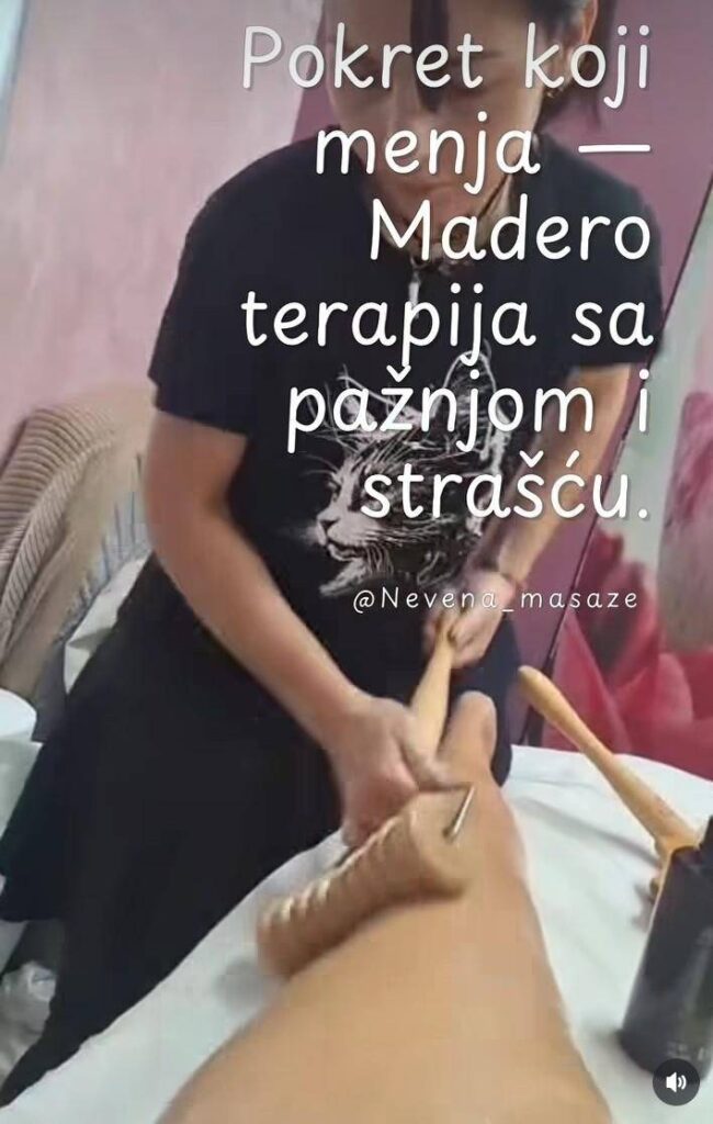 Radimo madero terapija i sve vrste masaža