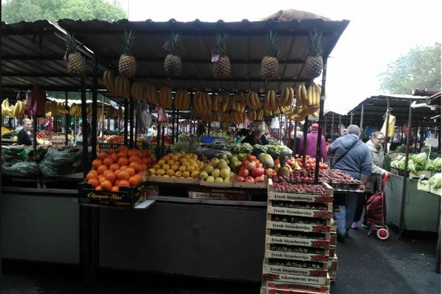 Glavni ulaz u Pijacu Zvezdara, beogradsku tržnicu koju građani najčešće zovu Cvetkova pijaca.