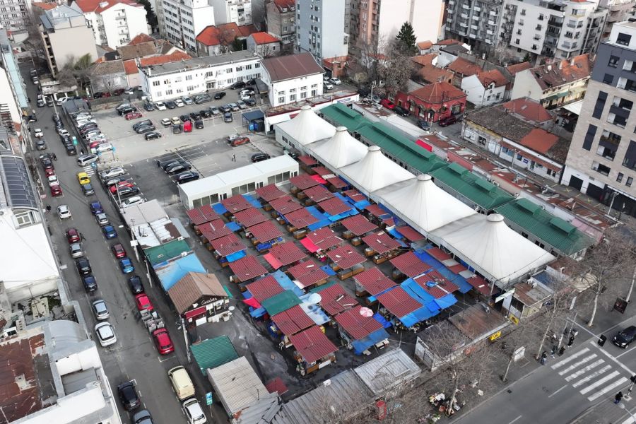 Pijaca Smederevski Djeram na Zvezdari u Beogradu