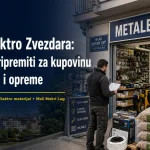 Prodavnica Metalelektro na Zvezdari za kupovinu peleta, boja, lakova, elektro materijala i opreme u delu Malog Mokrog Luga.